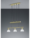 Lampada a Sospensione Moderna 3 Luci Ottone Trio Lighting