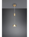 Sospensione Moderna Disco Led Franklin Ottone