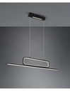 Sospensione Moderna Nera Aick Led Dimmerabile
