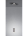 Sospensione Singola Cilindro GU10 Marley Nichel Trio Lighting