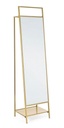 Specchio Stretto con Portabiti Ekal Oro  Cod.0242616