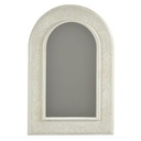 Specchio in legno crema cm40x2h60