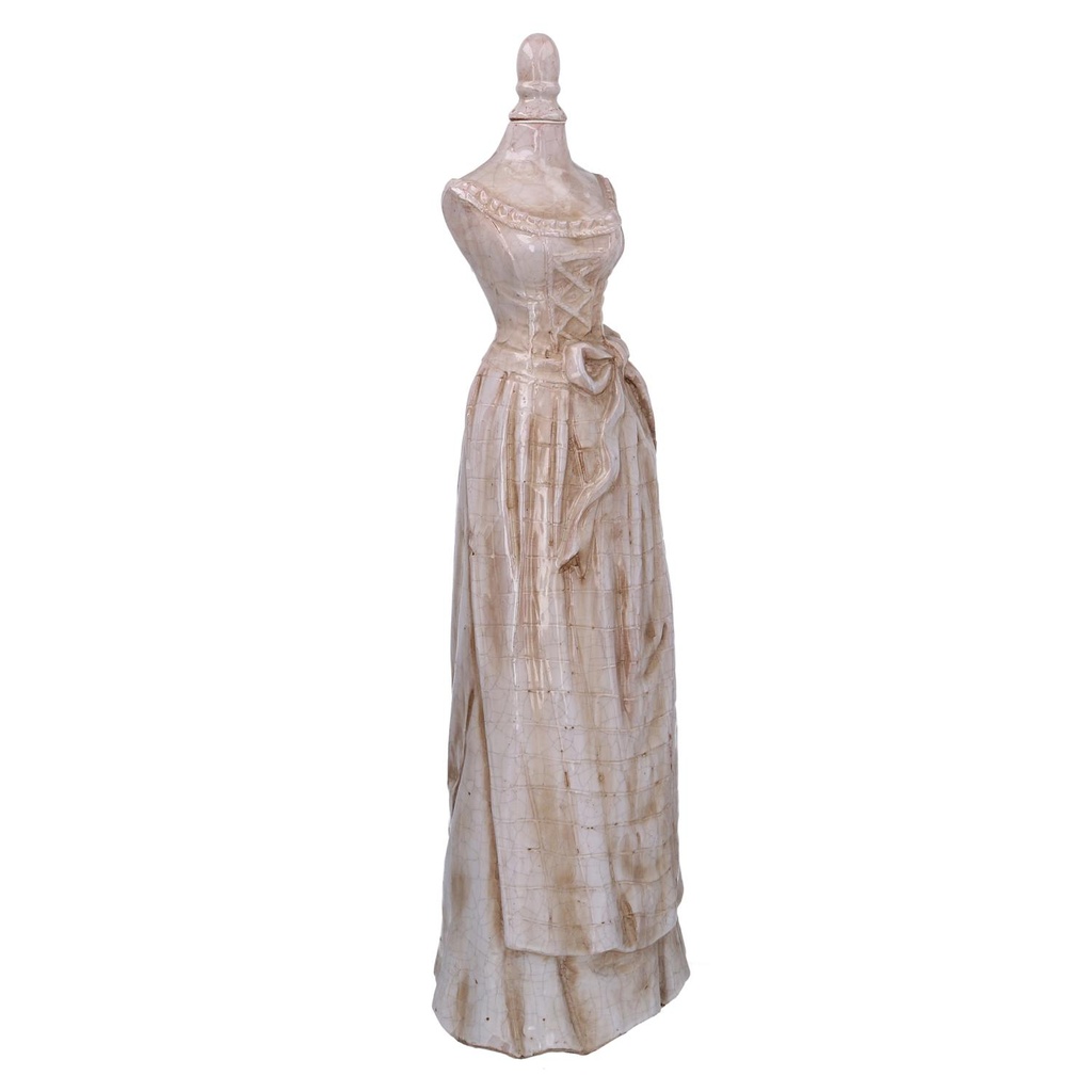 Statua donna abito grande xh-0167a cm 19x15h65