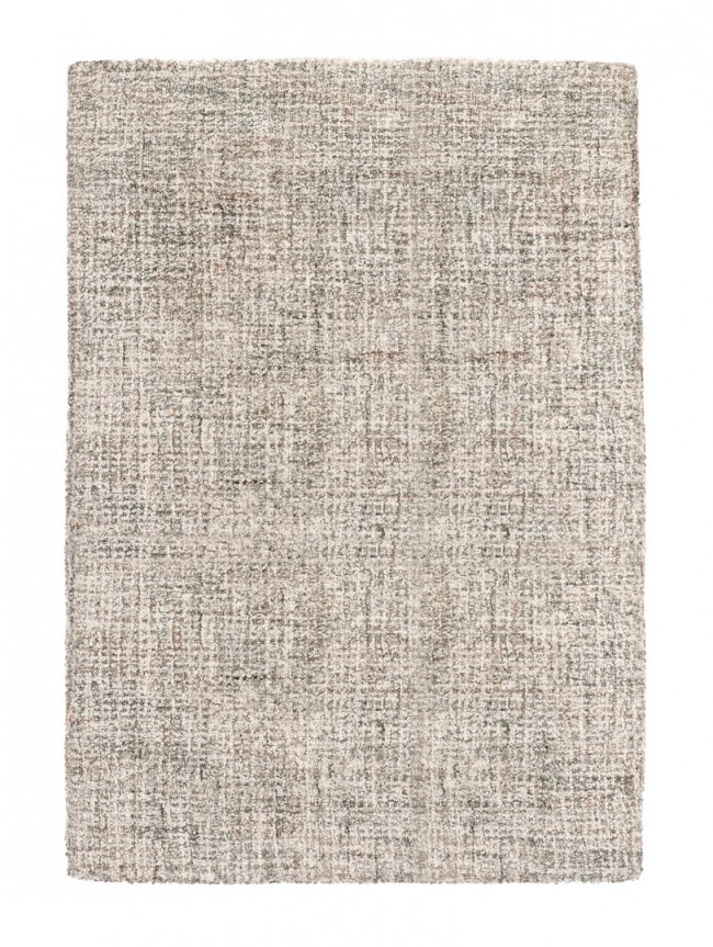 Tappeto Beige-Grigio-Marrone 140x200 - Tessuto Artigianale