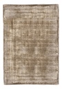 Tappeto Rashmi Marrone 160x230 - Fronte in Viscosa, Retro in Cotone