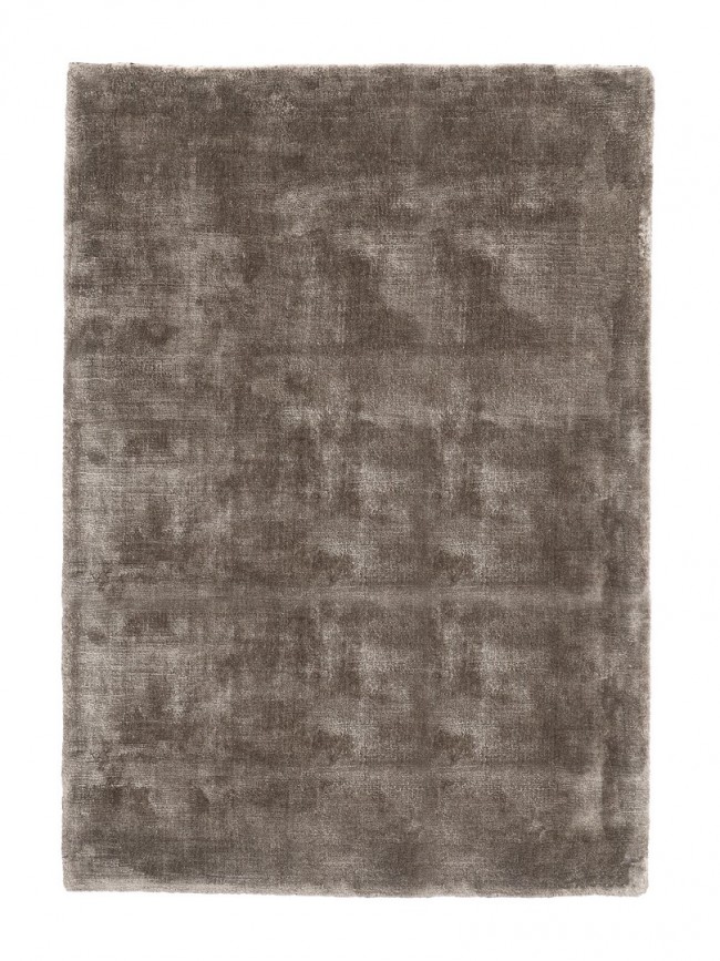 Tappeto Samadhi Marrone 140x200 - Tessuto di Viscosa e Cotone - Prodotto Artigianale