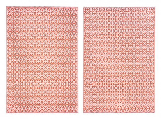 Tappeto Tirrenia Rosso-Bia 120X180