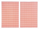 Tappeto Tirrenia Rosso-Bia 120X180