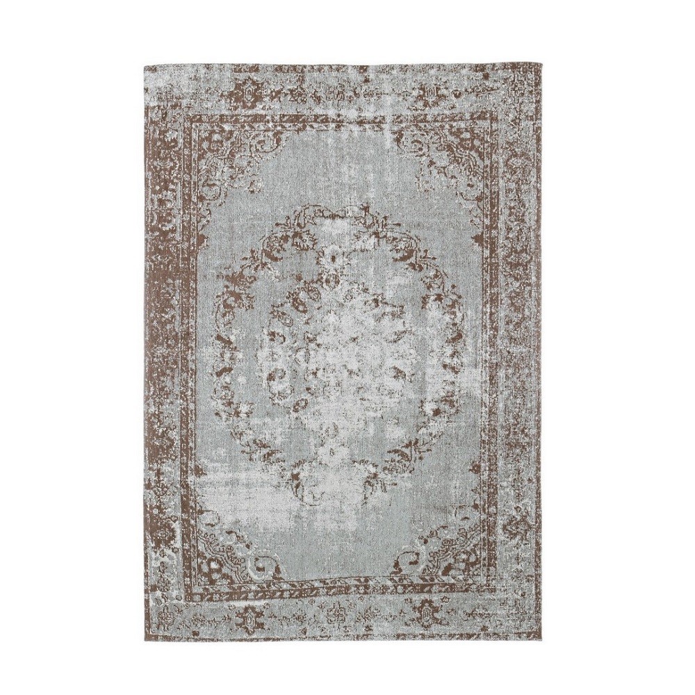 Tappeto cotone azzurro Siria cm 140 x 200