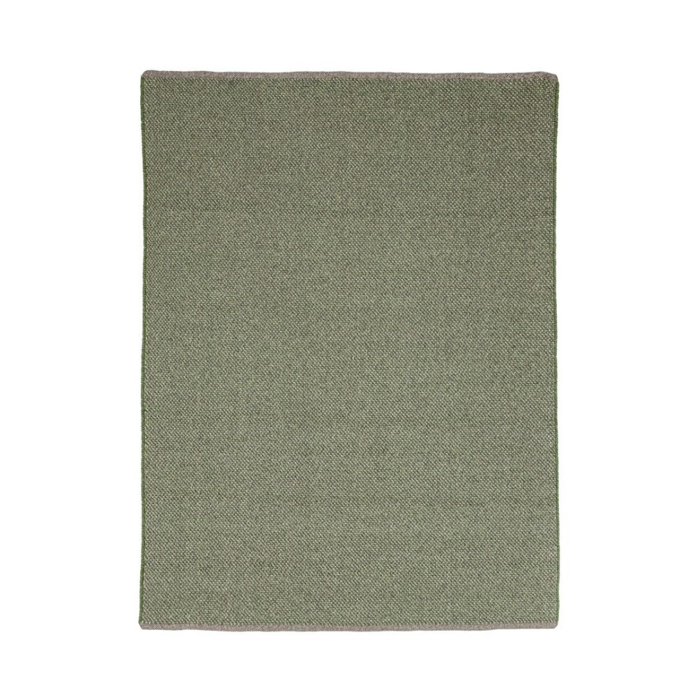 Tappeto da esterno verde in fibra sintetica lavorato a mano 170x240