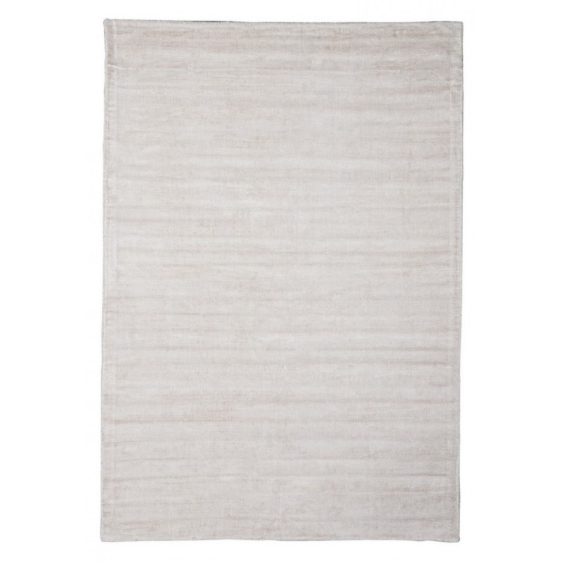 Tappeto in viscosa e cotone design Cottage Beige 160x230