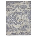 Tappeto moderno in cotone Bombay blu 140x200 cm