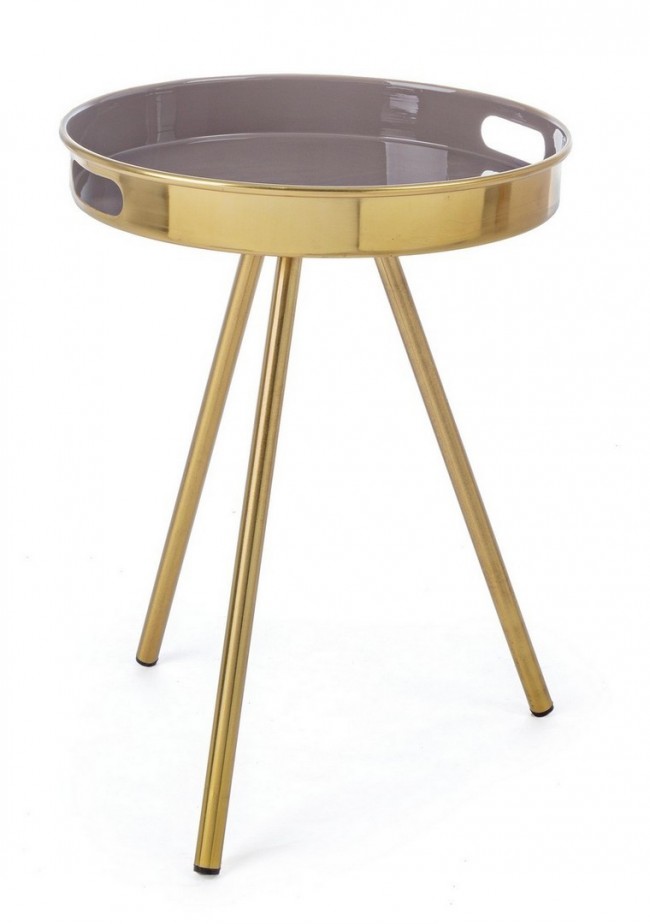 Tavolino Inesh Tortora Ø37.5 x 55h