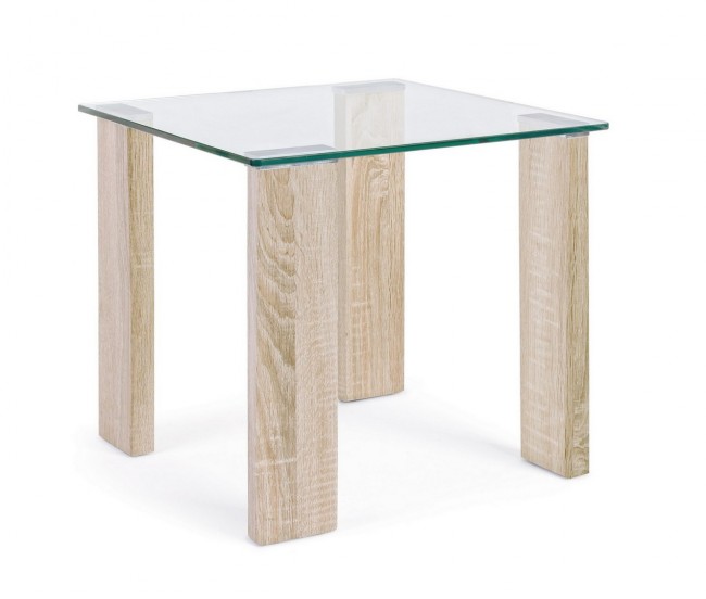 Tavolino Moderno New Arley Nature 55x55 cm
