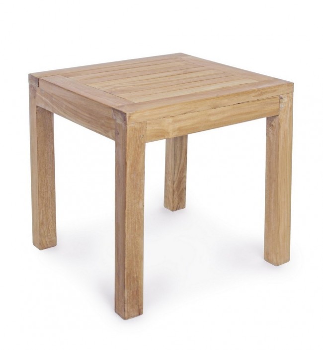 Tavolino Quadro Teak 50x50