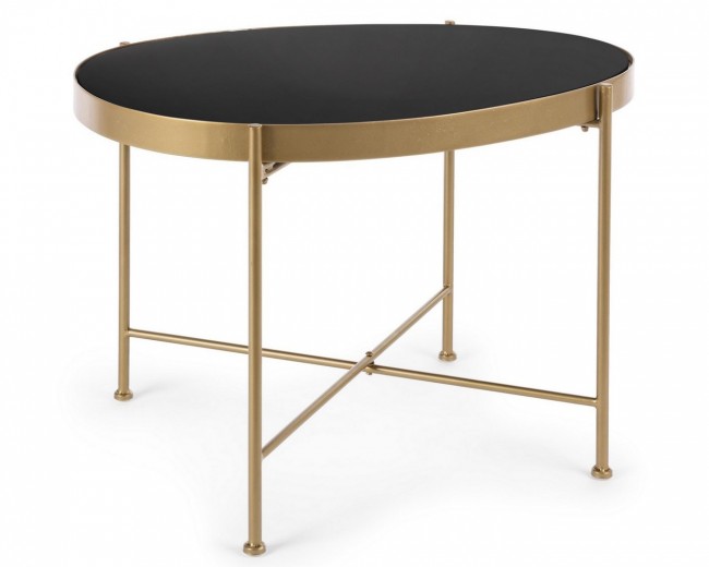 Tavolino Rashida Oro 63x46 - Eleganza e Stile per il tuo Salotto