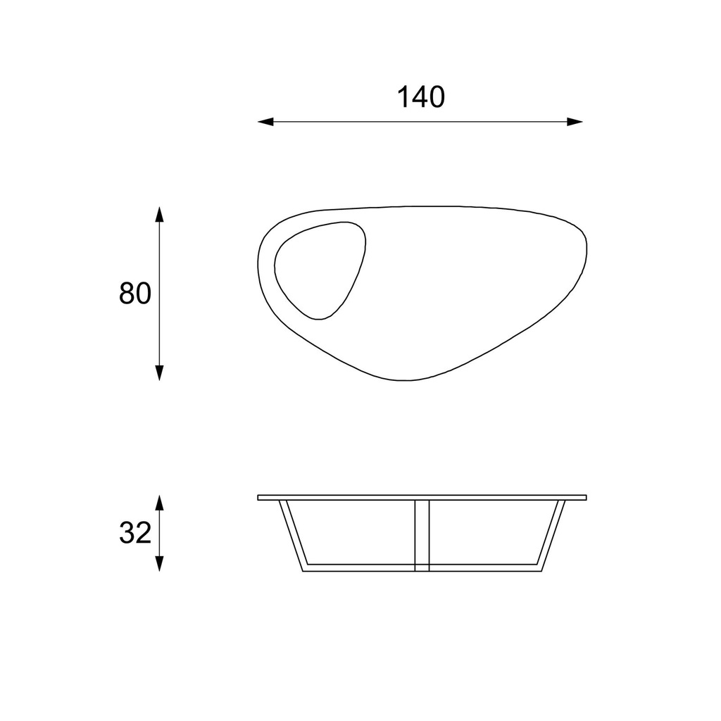Tavolino in mdf verde petrolio con base in metallo grigio cromato, dimensioni 140x80x32h cm