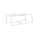 Tavolino per esterno in alluminio bianco MERRIGAN 105x62x h38 cm