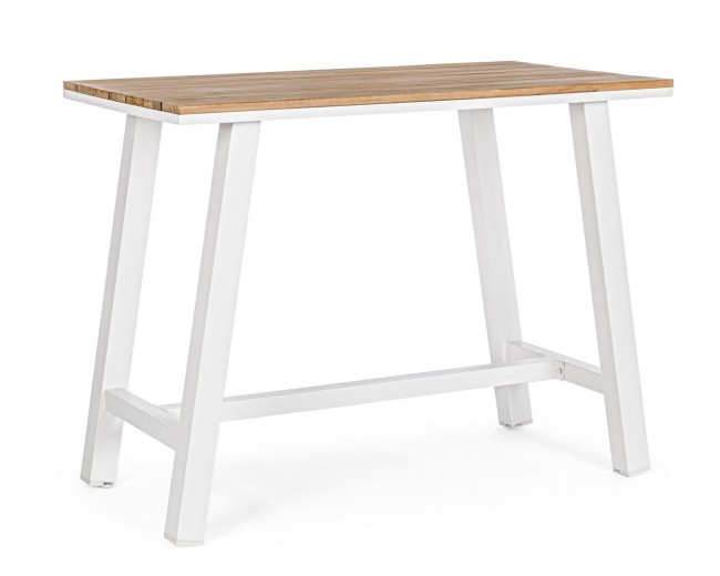 Tavolo Bar Skipper 131x73 Bianco