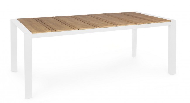 Tavolo Elias 198x100 Bianco - Design Moderno e Durevole