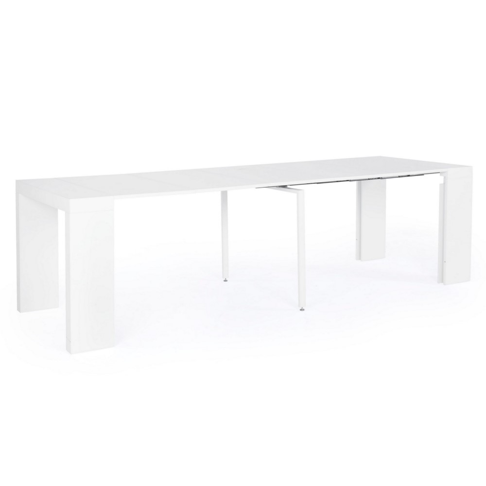 Tavolo allungabile bianco in legno stile design