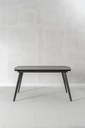 Tavolo allungabile con top in ceramica, grigio antracite, 140/170/200x90x76 cm