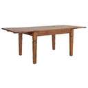 Tavolo allungabile in legno stile rustico cm 200-245-290x100