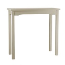Tavolo esposizione in legno grigio rettangolare - Misure: 114x46x100 cm