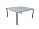 Tavolo alluminio Claveland bianco opaco allungabile 97/149x149xh75
