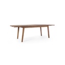 Tavolo per esterno allungabile in legno 180/240x90x h76 cm