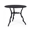 Tavolo da esterno in alluminio antracite Victoria 80x67 cm