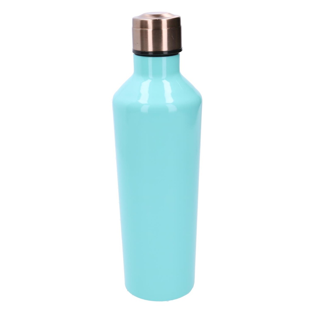 Thermos in acciaio azzurro tondo da 0,5L cm7x6,5h25,5
