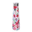 Termos in acciaio rosa tondo con fiori 0,5L cm4,5x7h25