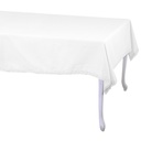 Tovaglia Amelie Biancoquadro 140x140 cm
