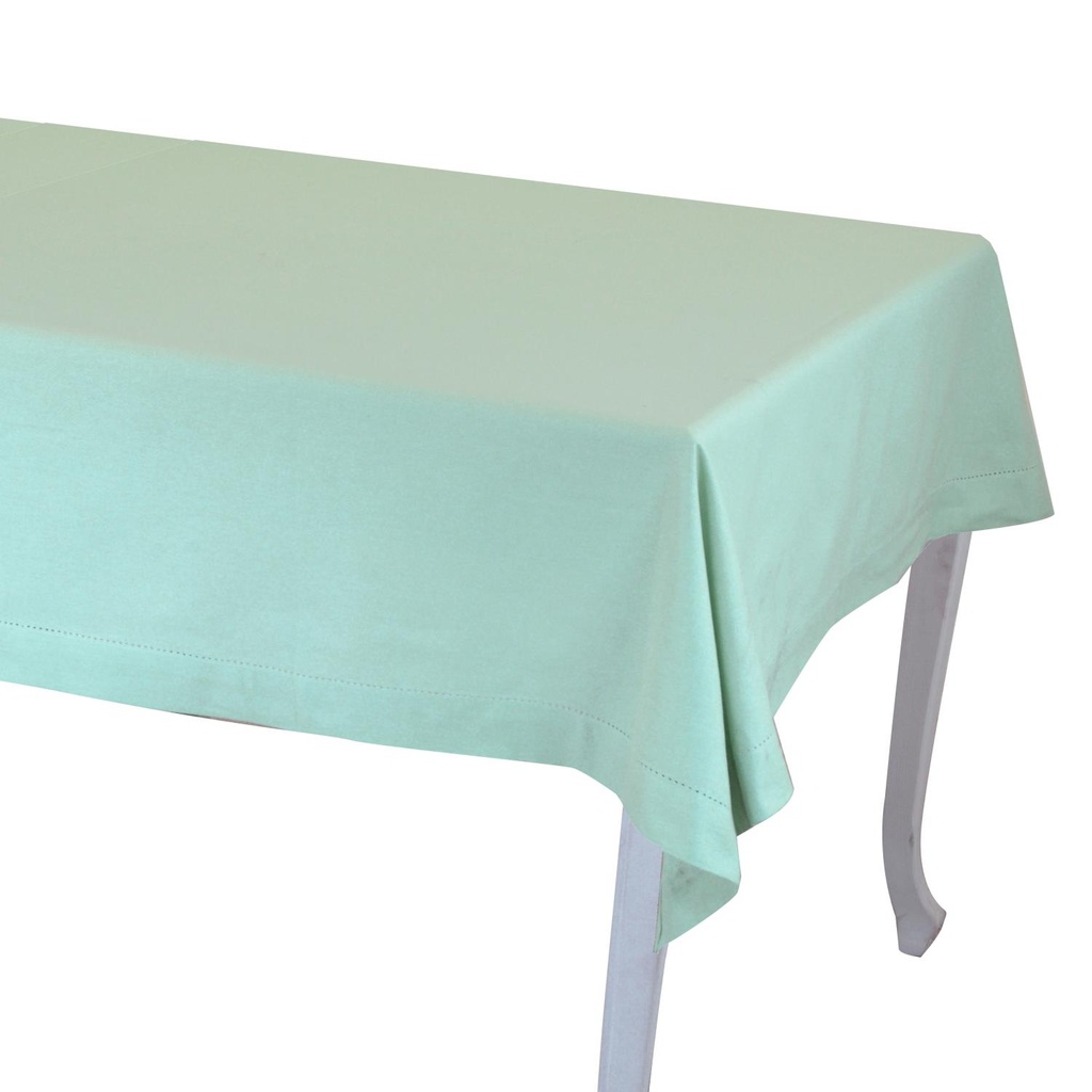 Tovaglia verde acqua rettangolare cm140x240