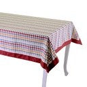 Tovaglia rettangolare bordeaux London bordo cm5 - 140x240 cm