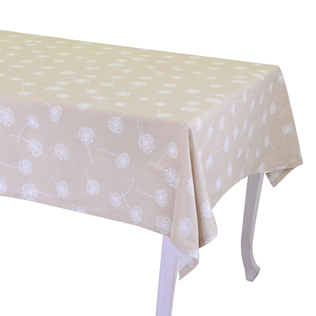 Tovaglia tessuto beige rettangolare 140x240 cm