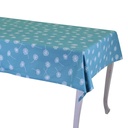 Tovaglia tessuto blu petrolio rettangolare 140x240 cm