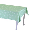 Tovaglia tessuto verde acqua rettangolare cm140x240