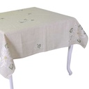 Tovaglia in tessuto stile 10 beige 140x240 cm