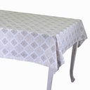 Tovaglia in broccato bianco rettangolare 140x240 cm