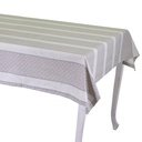 Tovaglia romantica beige rettangolare 140x240 cm