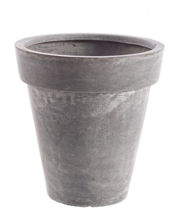 Vaso Cemento Classico Grigio H38