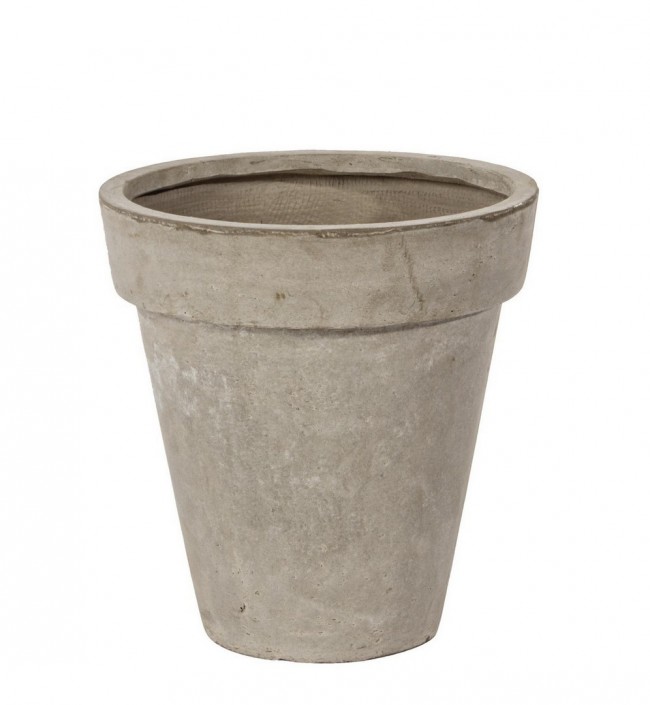 Vaso Classico Sabbia 38H in Cemento