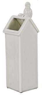 Vaso Casetta Uccellino Grande - 13 x 13 x 43 cm