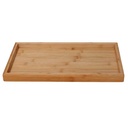 Vassoio rettangolare in bambù naturale 35x20h2,5 cm