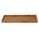 Vassoio Rettangolare in Bambù Naturale 50x17h2,5 cm