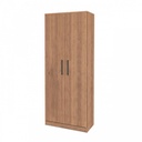 Armadio scarpiera multiuso noce country due ante 6 ripiani h.182x71x38 cm