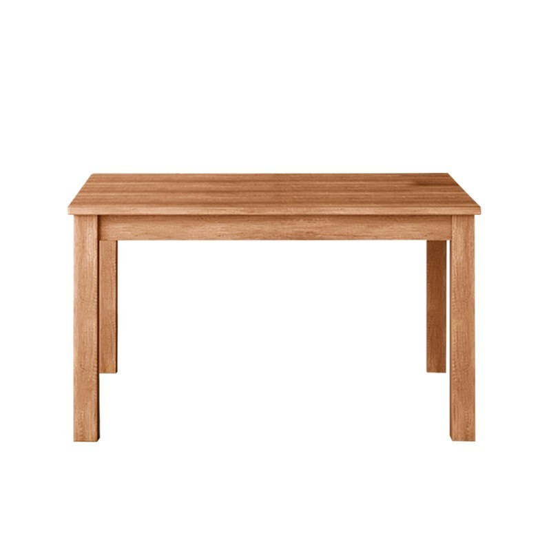 Tavolo pranzo allungabile noce country in legno nobilitato cm 80x120/160
