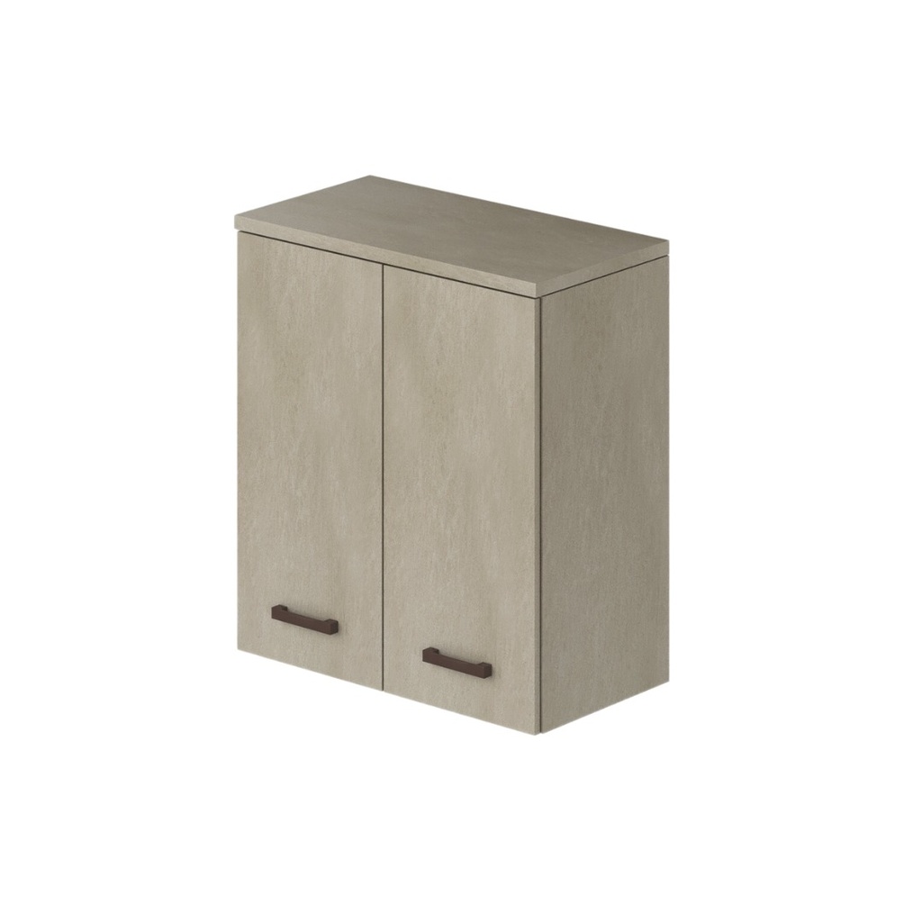 Pensile per lavanderia 2 ante con ripiano H77x71x38cm